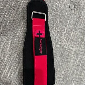 Harbinger Black and pink Weightlifting Belt